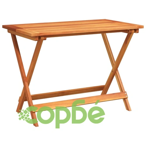 Сгъваема градинска маса от масивна акация 90x52,5x65 см ➤ топ цена ➤ sorbe.bg