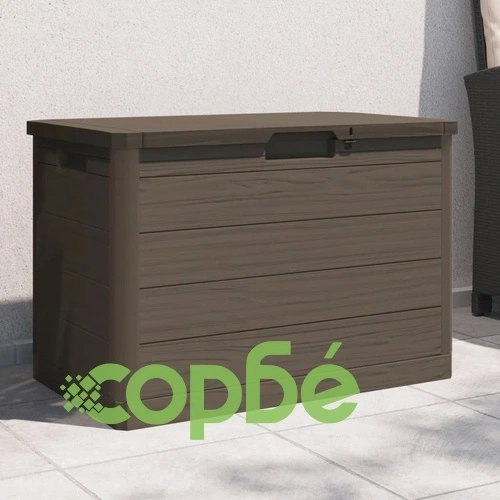Градинска ракла от полипропилен, кафява, 77,5x44,5x53 см на топ цена от sorbe.bg Градинска ракла от полипропилен, кафява, 77,5x44,5x53 см ➤ топ цена ➤ sorbe.bg