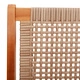 Градинска пейка от масивна акациева дървесина, бежова, 122x76x73,5 см