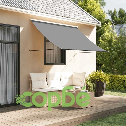 Прибираща се тента антрацит 200x150 см от плат и стомана ➤ топ цена ➤ sorbe.bg