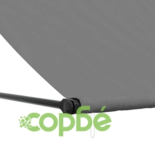 Прибираща се тента антрацит 200x150 см от плат и стомана ➤ топ цена ➤ sorbe.bg