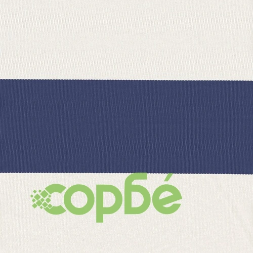 Свободностояща тента, синьо и бяло, 300x300 см, плат и стомана ➤ топ цена ➤ sorbe.bg