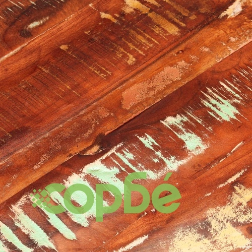 Дървен плот за маса кръгъл  70x1,5 см масивна регенерирана дървесина ➤ топ цена ➤ sorbe.bg