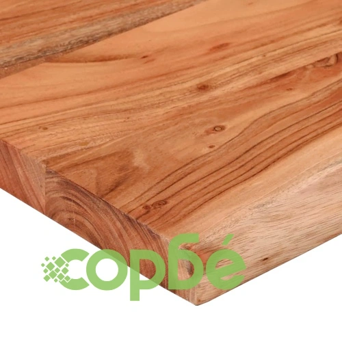 Плот за маса от масивна акация, 100x40x2,5 см, правоъгълен с жив ръб ➤ топ цена ➤ sorbe.bg