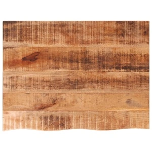 Плот за маса от масив мангово дърво, 80x60x3,8 см, жив ръб