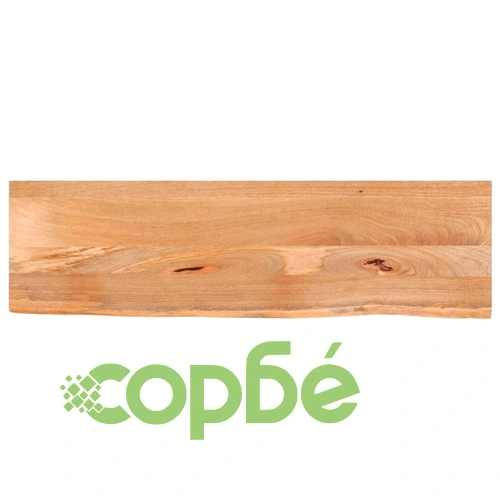 Плот за маса с жив ръб от масивно манго дърво, 120x40x2,5 см ➤ топ цена ➤ sorbe.bg