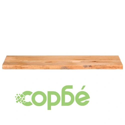 Плот за маса с жив ръб от масивно манго дърво, 120x40x2,5 см ➤ топ цена ➤ sorbe.bg