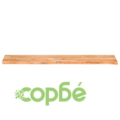 Плот за маса с жив ръб от масивно манго дърво, 160x40x2,5 см ➤ топ цена ➤ sorbe.bg