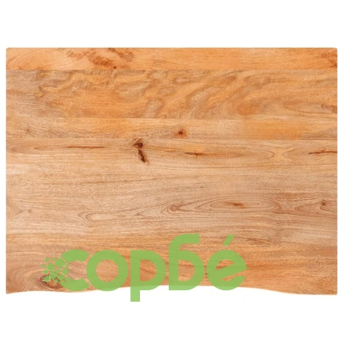 Плот за маса с жив ръб, 70x60x3,8 см, масивно манго дърво ➤ топ цена ➤ sorbe.bg