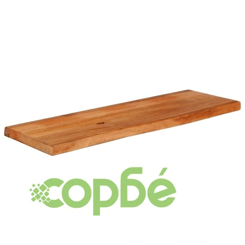 Плот за маса с жив ръб, 120x40x2,5 см, масивно манго дърво ➤ топ цена ➤ sorbe.bg