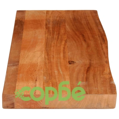 Плот за маса с жив ръб, 120x40x2,5 см, масивно манго дърво ➤ топ цена ➤ sorbe.bg