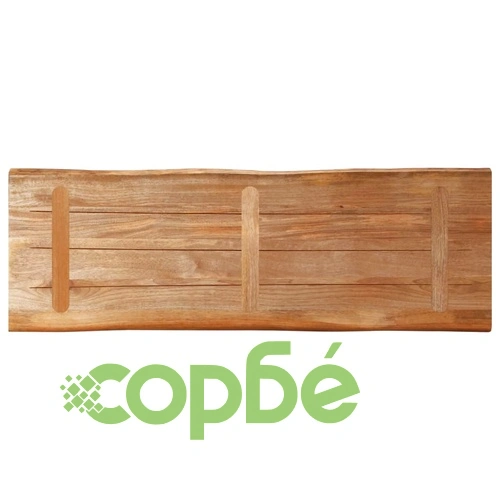 Плот за маса с жив ръб, 120x40x2,5 см, масивно манго дърво ➤ топ цена ➤ sorbe.bg