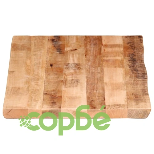 Плот за маса с жив ръб от масивно манго дърво, 100x60x3,8 см ➤ топ цена ➤ sorbe.bg