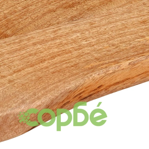 Плот за маса от масивно манго дърво с жив ръб, 180x40x2,5 см ➤ топ цена ➤ sorbe.bg