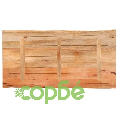 Плот за маса от масивно манго дърво с жив ръб, 110x60x2,5 см ➤ топ цена ➤ sorbe.bg