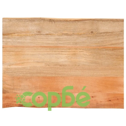 Плот за маса с жив ръб от масивно манго дърво, 70x60x3,8 см ➤ топ цена ➤ sorbe.bg