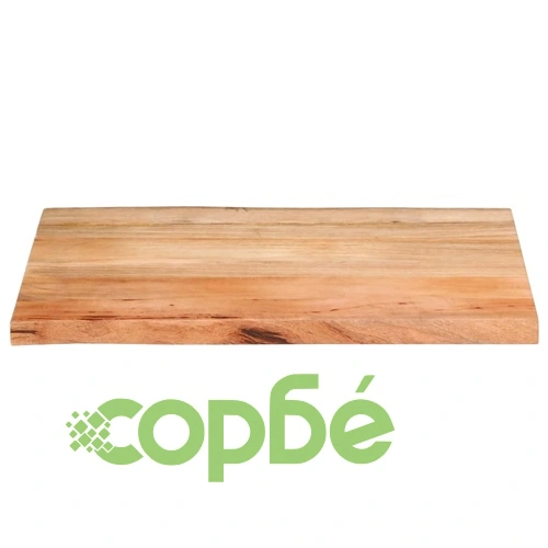 Плот за маса с жив ръб от масивно манго дърво, 70x60x3,8 см ➤ топ цена ➤ sorbe.bg