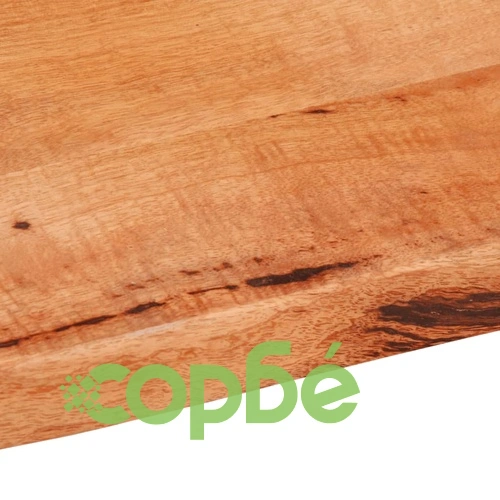 Плот за маса с жив ръб от масивно манго дърво, 70x60x3,8 см ➤ топ цена ➤ sorbe.bg