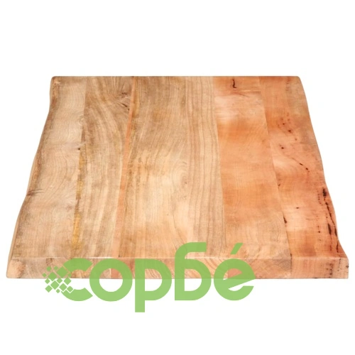 Плот за маса с жив ръб от масивно манго дърво, 100x60x3,8 см ➤ топ цена ➤ sorbe.bg