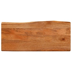 Плот за маса от масивно дърво манго, 100x40x3,8 см, жив ръб