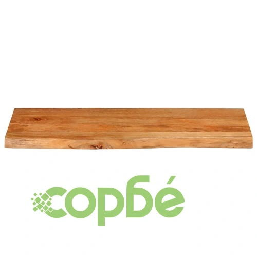 Плот за маса от масивно дърво манго, 100x40x3,8 см, жив ръб ➤ топ цена ➤ sorbe.bg