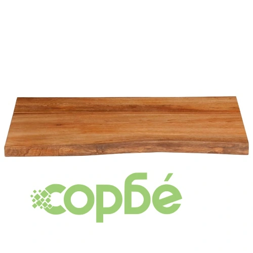 Плот за маса от масивно дърво манго, 70x60x3,8 см, жив ръб ➤ топ цена ➤ sorbe.bg