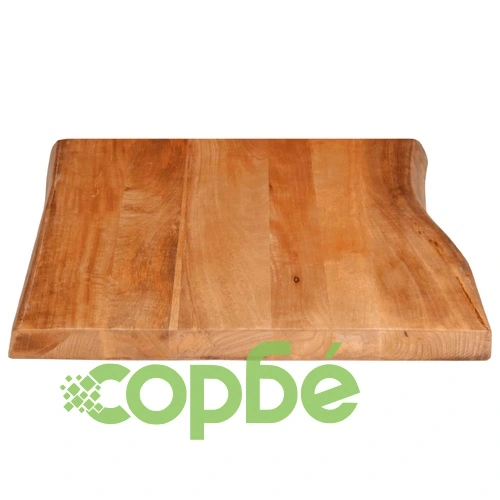 Плот за маса от масивно дърво манго, 70x60x3,8 см, жив ръб ➤ топ цена ➤ sorbe.bg