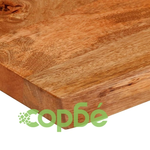 Плот за маса от масивно дърво манго, 70x60x3,8 см, жив ръб ➤ топ цена ➤ sorbe.bg