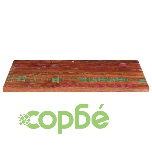 Плот за маса 120x70x2,5 см правоъгълен масивно регенерирано дърво ➤ топ цена ➤ sorbe.bg