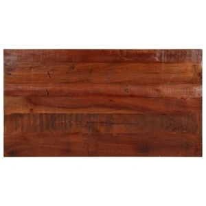 Плот за маса 120x60x2,5 см, правоъгълен, регенерирано дърво масив