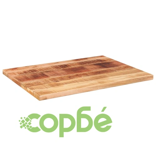 Плот за маса от масивно манго дърво 90x60x2,5 см, правоъгълен, груба обработка ➤ топ цена ➤ sorbe.bg