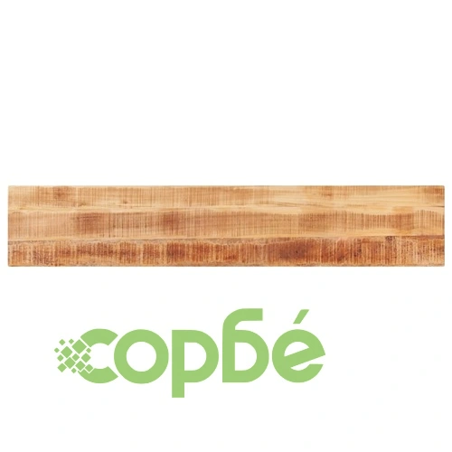 Плот за маса от масивно манго дърво 180x20x3,8 см, правоъгълен, с груба текстура ➤ топ цена ➤ sorbe.bg