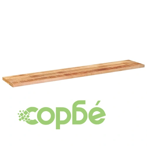 Плот за маса от масивно манго дърво 180x20x3,8 см, правоъгълен, с груба текстура ➤ топ цена ➤ sorbe.bg