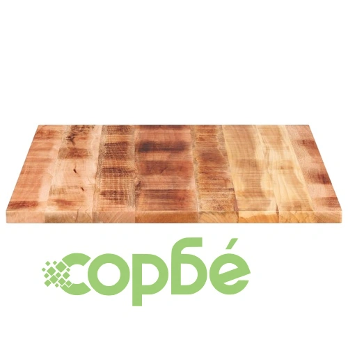 Плот за маса от масивно манго дърво 100x80x3,8 см, правоъгълен, с груба текстура ➤ топ цена ➤ sorbe.bg