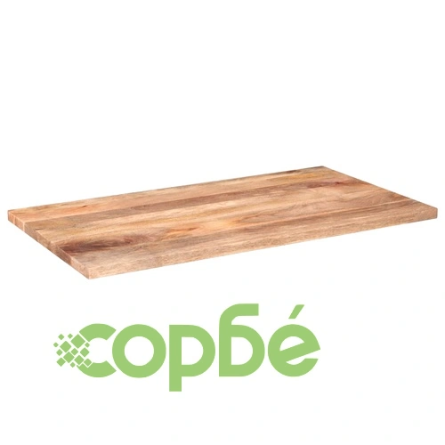 Плот за маса от масивно манго дърво, правоъгълен, 120x50x2,5 см ➤ топ цена ➤ sorbe.bg