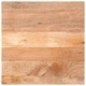 Плот за маса от масив манго, 70x70x3,8 см, квадратен