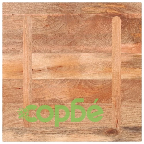 Плот за маса от масив манго, 70x70x3,8 см, квадратен ➤ топ цена ➤ sorbe.bg