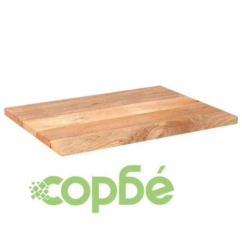 Плот за маса от масив манго, правоъгълен, 80x70x3,8 см ➤ топ цена ➤ sorbe.bg