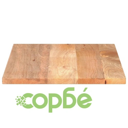 Плот за маса от масив манго, правоъгълен, 80x70x3,8 см ➤ топ цена ➤ sorbe.bg