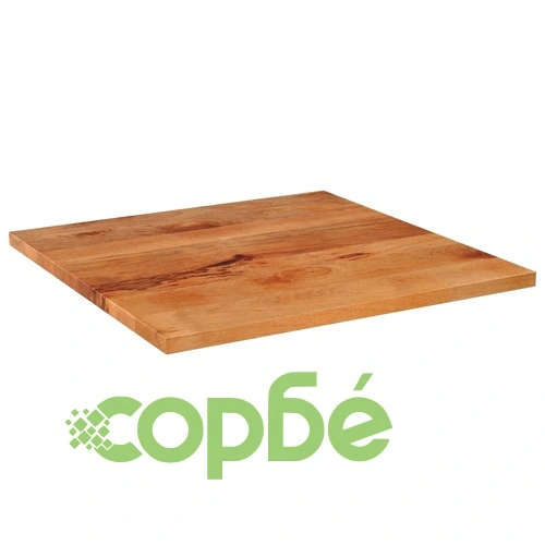 Плот за маса 70x70x2,5 см квадратен масивно мангово дърво ➤ топ цена ➤ sorbe.bg