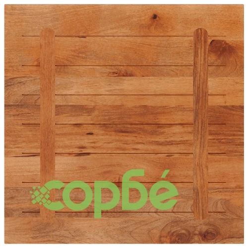 Плот за маса 70x70x2,5 см квадратен масивно мангово дърво ➤ топ цена ➤ sorbe.bg