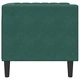 Луксозно Честърфийлд кресло от зелено кадифе, 71 x 74,5 x 70,5 см