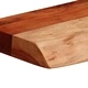 Стенни рафтове, 2 броя, 40x20x3,5 см, масивно акациево дърво