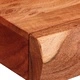 Стенни рафтове, 2 броя, 40x17x8 см, масивно акациево дърво