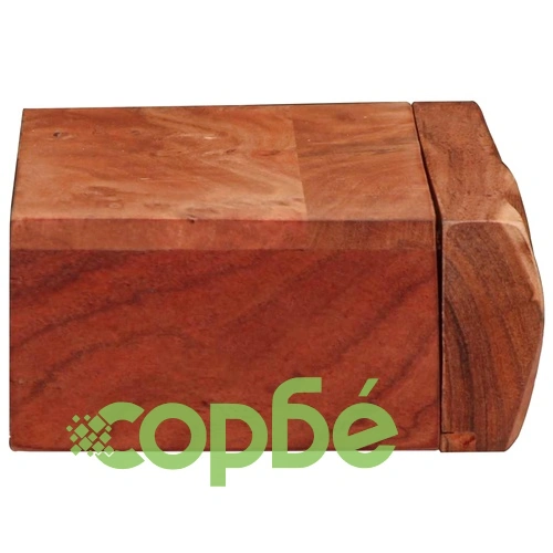 Стенни рафтове, 2 броя, 40x17x8 см, масивно акациево дърво ➤ топ цена ➤ sorbe.bg