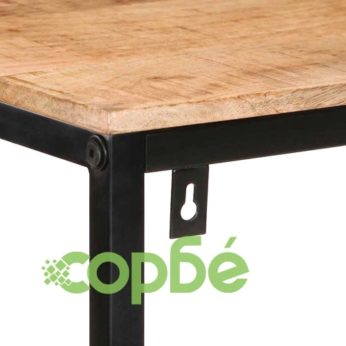 Книжарка от масивна мангова дървесина 70x35x110 см кафява ➤ топ цена ➤ sorbe.bg