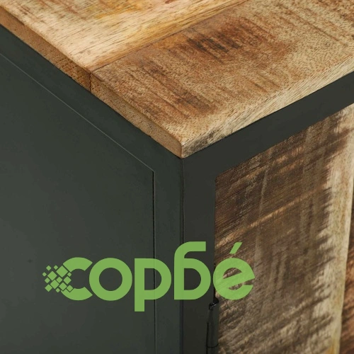 Служебен шкаф 70 x 35 x 70 см, масивна дървесина от манго ➤ топ цена ➤ sorbe.bg