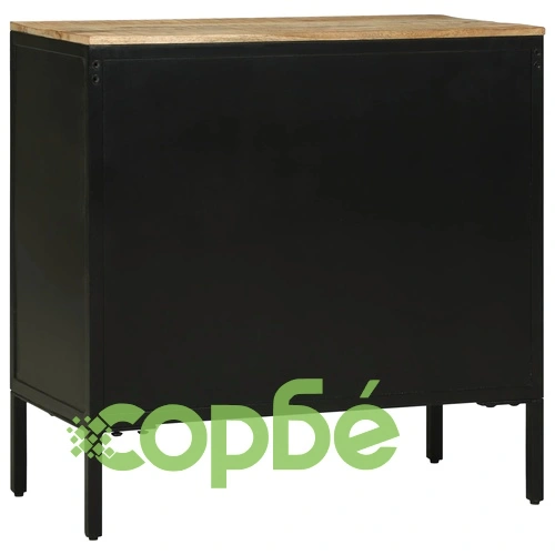 Служебен шкаф 70 x 35 x 70 см, масивна дървесина от манго ➤ топ цена ➤ sorbe.bg