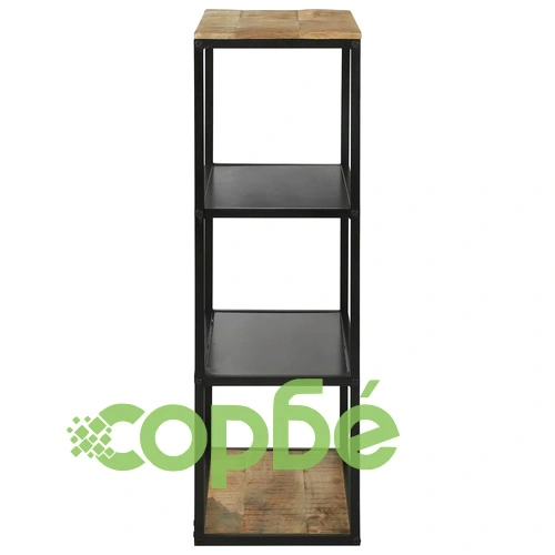 Библиотека 70 x 35 x 110 см, масивна дървесина от манго ➤ топ цена ➤ sorbe.bg