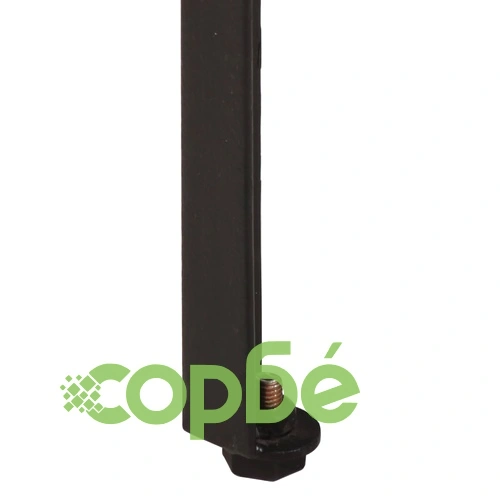 Елегантна конзолна маса от масивно манго дърво и желязо, кафява, 110x35x76см ➤ топ цена ➤ sorbe.bg